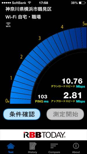 URoad-AeroのWiMAX測定画像